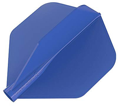 8 Flight Dart-Schäfte geformtes Flugsystem, blau, Nr. 2