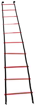 Cocoarm Foot Speed Ladder 5M Soccer Ball Football Flexibility Speed Training Agility Fitness Jumping Ladder Footwork Sport Equipment Suitable for Football Rugby Tennis Baseball Sports Activities(Red)