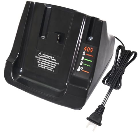 40V Max Fast Charger for Black and Decker LCS36 LCS40 Lithium-ion Battery Charger Fully Compatilbe with Black&Decker 36V 40V Li-ion Battery LBXR36 LBX1540 etc