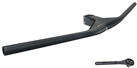AJIC Radfahren MTB Mountainbike Lenker 28,6 Mm Super Light Carbon Integrierte Fahrradlenker Für Mountainbike, XC (Handlebar Length : 740mm, Stem Lenght : 100mm)