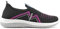 MODELISA - Zapatillas Deportivas Sin Cordones Planos Cómodo Casual para Mujer (Negro/2, Numeric_39)