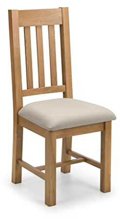 Netfurniture Esszimmerstuhl Beresford Eiche massiv weiß