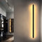 HMAKGG LED Lange Wandleuchte Innen Schwarz, Wandlampe Treppenhaus Moderne 3 Farbtemperatur Flur Beleuchtung, Lampe Wand Up Down Wandbeleuchtung 26W Metall Flurlampe, für Wohnzimmer Schlafzimmer, 120cm