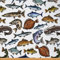 Fisch Möbelstoff Meerestiere Meterware Dekostoff mit Wilden Meeresfischen Farbiger Angelstoff für Drinnen und Draußen DIY Kunst Wasserdichter Stoff Zum Quilten Nähen Braun Blau 920 x 150 (HxB)