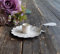 Kerzenhalter Kerzenständer Kammerleuchter für Stabkerzen antik Creme Landhaus Shabby Nostalgie Chic Antique