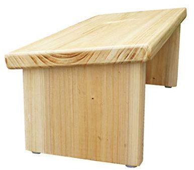 JYCCH Meditationsbank, abgewinkelte Beine, ergonomischer Yoga-Hocker, idealer niedriger Sitz für Meditationen, Gebete und Kinder, kein Kissen, Matte oder Kissen erforderlich, natürlich