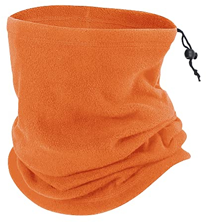 TOPTIE Cache-Cou Unisexe en Polaire Chaude Masque Facial Doux et Extensible, Tour de cou polaire Multifonctionnel pour la Course à Pied, Le Cyclisme et l'utilisation Quotidienne