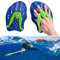 AMFUN Speedo Tech Paddle Asistencias, Equipo de Ejercicio de Piscina, Universal natación Entrenamiento Mano, Palma natación Mano, Paleta Palma Natación (1PCS-Azul Verde)
