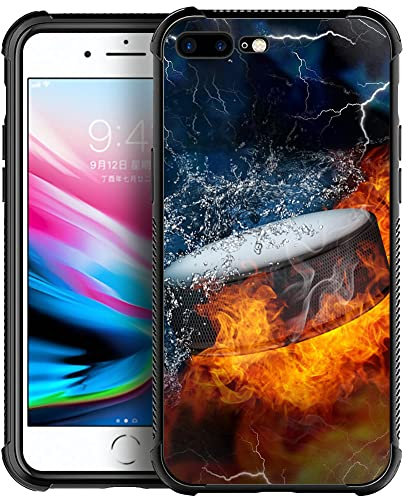 DAIZAG Hülle Kompatibel mit iPhone 6/6s Eishockey Handyhülle Stoßfest Weiche TPU Handyhülle für Junge Männer Geschenk Hülle für iPhone 6/6s