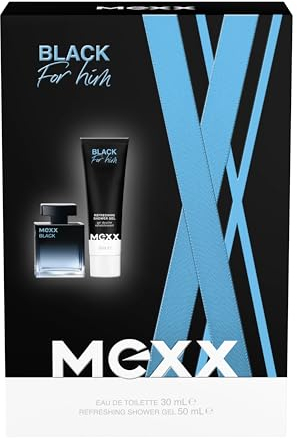 MEXX Coffret cadeau Black Man Eau de toilette 30 ml + gel douche 50 ml
