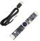 ELP 16MP USB Camera Module Auto Focus USB Camera with Microphone, Wide Angle Lens with 100 Degree No Distortion Webcam, USB2.0 Mini Embedded Module Camera for Eye Tracking and Face Recognition