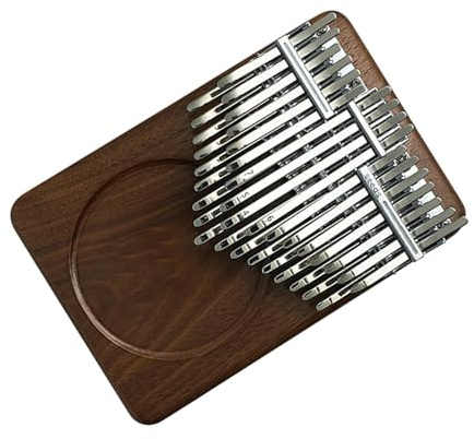 Doppelschichtiges Kalimba-Daumenklavier Mit 34 Tasten, C-Dur, Schwarze Walnussholztastatur, Musikinstrumente Tragbare Kalimba Instrument