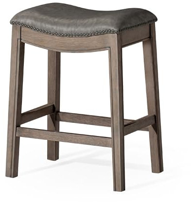 Maven Lane Adrien Sattelhocker in recycelter Eichenoptik mit Ronan-Stein, veganes Leder