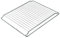 LUTH Premium Profi Parts Grille de cuisson compatible avec Whirlpool 481010657433 443 x 375 mm pour four