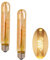 BAISHICHENG 2 Stück E27 T30 185mm Lange Röhren LED Lampe Edison Retro Vintage Dekorative Röhren Glühbirnen 4W(40W Halogenlampe Ersetzen) E27 Filament LED Lampen Warmweiß 2700K AC220-240V Dimmbar