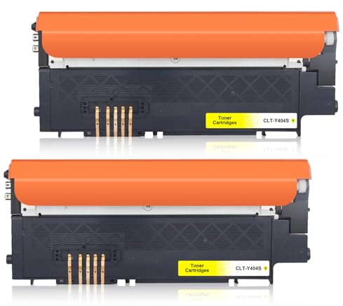 CLT-P404C CLT-404S Toner für Samsung C480W Kompatibel für Toner Samsung Xpress SL C480F WC430W C430 C480 CF480FN C48X C43X Series Drucker (2X Gelb)