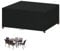 VANSHEIM Housse Protection Mobilier de Jardin Housse Salon de Jardin Exterieur Housse Protection Table Jardin Impermeable Bâche Table Jardin 420D Tissu Oxford Housse de Protection 140x90x75cm