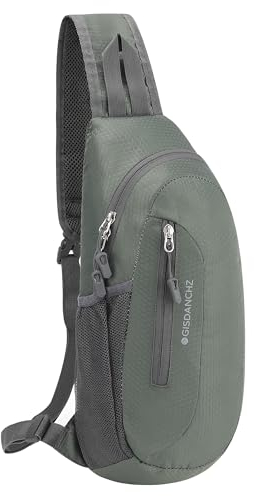 PivotWing Brusttasche Herren Damen, Sling Bag Schultertasche Damen Herren Leicht Wasserdicht Umhängetasche Reisen Gehen Outdoor Crossbody Bag Shoulder Chest Bags Day Packs Armee