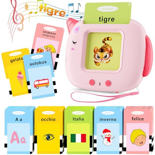 Italienisch - Sprechende Flash-Karten Lernspielzeug für Kleinkinder