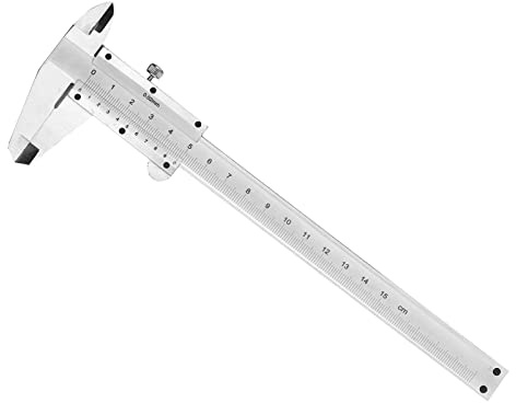 Professioneller Messschieber aus Edelstahl, 0–150 mm, Schieblehre, Messwerkzeug, Innen-/Außentiefe-Messung, Mikrometer-Messung