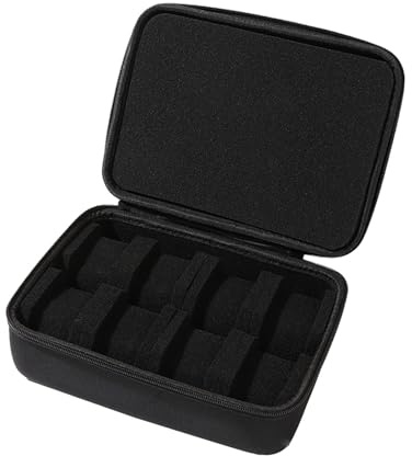 Baoblaze Scatola porta orologi Scatola porta orologi 8 scomparti Scatola porta orologi portatile di grande capacità Custodia porta orologi Supporto per