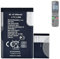 HIGHAKKU Batteria di ricambio BL-4C compatibile con Brondi Amico Flip+ NO: W3 telefono cellulare smartphone telefono