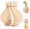 Vase en Bois pour Bouquet de Lego, Puzzle 3D Vase à Fleurs en Bois, Kit de Construction pour Fleurs Artificielles, Roses, Tulipes, Tournesol (Tourner)