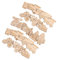 STOBOK 25 Stück Holzchip Holzfahrzeug Unfertige Fahrzeugscheiben Unfertige Holzauto Ausschnitte Holzscheiben DIY Holzausschnitte Transport Holzhandwerk Holzzug