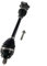 Arbre de transmission d'essieu 3w0407271 3w0407272 pour Bentley Continental 2003-2012 Arbre d'entraînement d'essieu avant CV (avant gauche)
