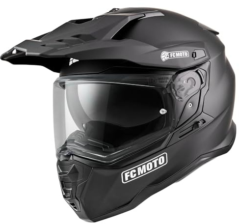 FC-Moto XP-22S Enduro Helm, schwarz matt, L (59/60)