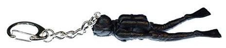 Miniblings plongeurs plongée sous-Marine Porte-clé Porte-clés - Pendentif Bijoux Faits à la Main I - Porte-Clef Porte-clefs Plongée Les plongeurs