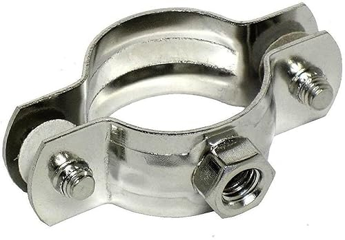 Edelstahl Rohrschelle aus V4A (74-77 mm 2 1/2)