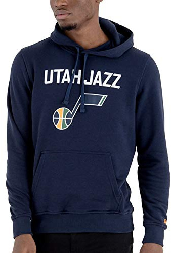 New Era - NBA Utah Jazz Team Logo Hoodie - Blau Größe L, Farbe Blau