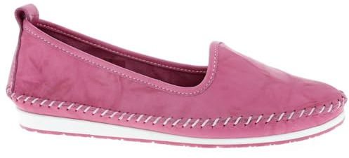 Andrea Conti Damen Slipper 0027449 Ballerina Mokassins, Größe:42 EU, Farbe:Pink