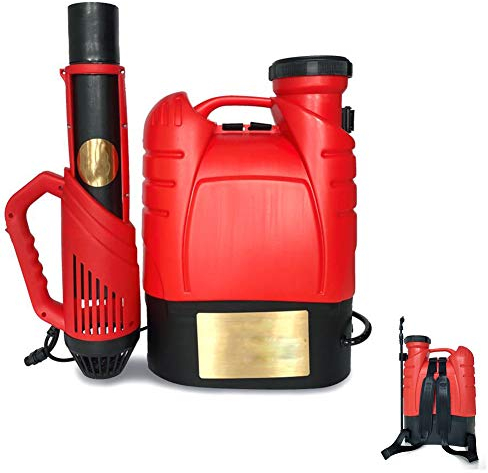 WSHA Pulverizador electrostático de Mochila, pulverizador Recargable inalámbrico de 16 l, atomizador Mister con 3 boquillas, Rango de Cobertura de 360 °, para jardín, áreas al Aire Libre, gimnasios