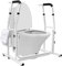 NAIZY Supporto Mobile per WC regolabile in altezza e in inclinazione Braccioli Toilette con cestello portaoggetti Maniglione Bagno Disabili, caricabile fino a 200 kg