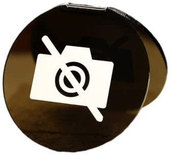 4 cartelli per fotografia vietati, in acrilico, 80 x 80 mm, divieto di foto, cartelli di avvertimento, segnaposto