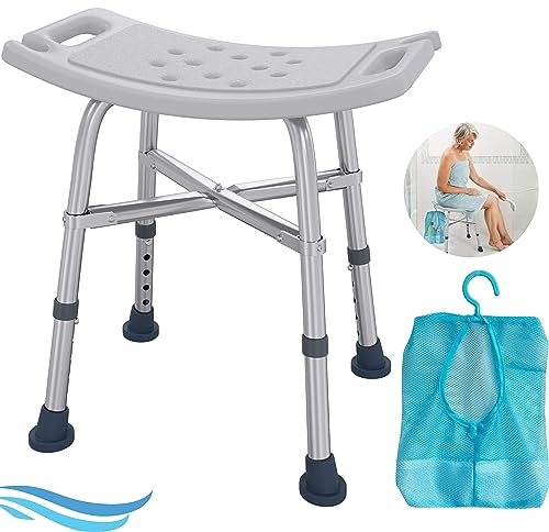 DUMALD Sedia per Doccia Anziani - Sgabello Doccia Anziani - Sgabello per Doccia Anziani Rinforzato - Sedile per Doccia Disabili - Sedia da doccia (SGABELLO)