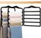 3er-Pack Hosen-Kleiderbügel, platzsparend, Schrank-Organizer und Aufbewahrung, Organisation und Aufbewahrung, Schrankaufbewahrung für Jeans-Hosen F