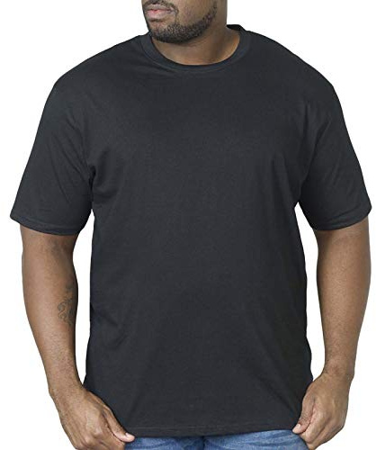 Duke London D555 Kingsize Big Men's Flyers Crew Neck T-Shirt White 2XL-6XL RRP £10.99