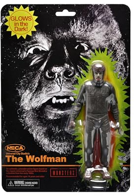 NECA Werwolf im Dunkeln leuchtende Actionfigur 18 cm