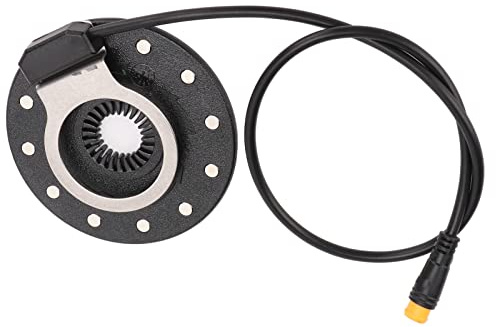 Pedalunterstützungssensor, hochempfindlicher Elektrofahrrad-Power-Pedalunterstützungssensor 12 Magnete Pedalassistentsensor Fahrradassistentsensor mit Zwei Hallsensoren (small Hole)