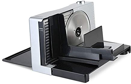 Meat Slicer Machine,Meat Slicers for Home Use Easy Clean Folding Food Slicer Electric Slicer Meat Slicer Adjustable Thickness Food Slicer Machine 0-15 Mm Stainless Steel Blade 177 Mm 100W (220V)