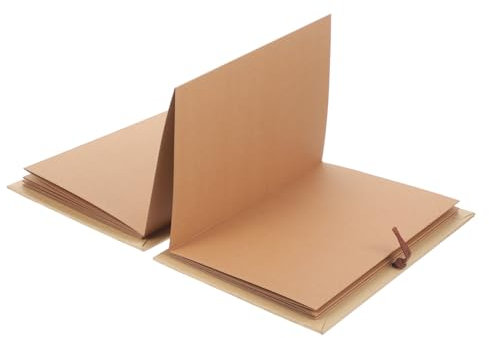 MUCKLILY Faltbares Album Scrapbook Album Scrapbooking Album Foto Fotoalbum Display Fotoalbum Fotoalben Das DIY Großes Papier
