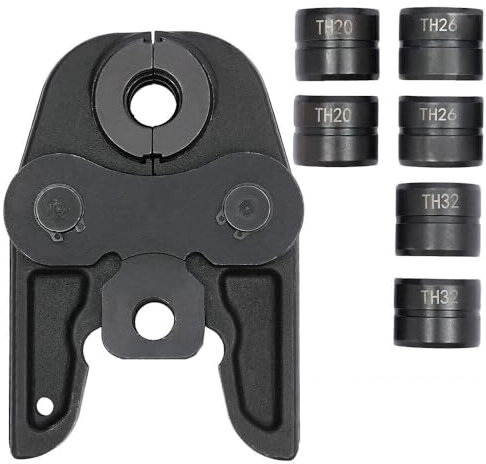 TH16-20-26-32 - Pinze a compressione per tubi compositi multistrato, ganasce a compressione con profilo TH, pinze a pressatura