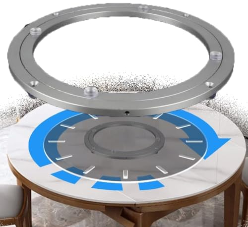 HCZION Drehteller Drehbasis Schwenkplatte Drehlager, 360 ° Drehbares Drehtellerlager, Runde Tisch Schwenkplatte Für Glas Granit Holz Tischplatte (Size : 50cm/20inch)