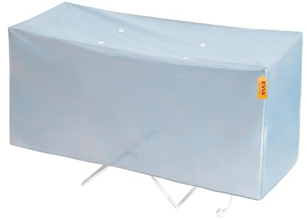 LUVDECO Cubierta de tendedero con calefacción, Funda calefactada para el tendedero Alado, Ayuda a acelerar el Secado, 146x53x74cm Funda para tendedero Plegable (Solo Cubierta para Percha)