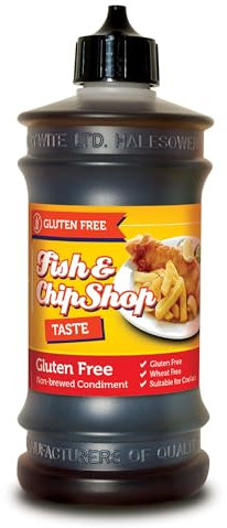 Traditional Gluten Free Real Chip Shop Taste Vinegar - Maltflaven Gluten Free Vinegar & Ready-to-Use Non-Brewed Condiment - Original Fish & Chip Shop Taste - Suitable for Coeliacs (315ml)