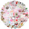 120 Pcs Coquette Stickers Cartoon Graffiti Sticker Pink Coquette Aesthetic Stickers Decal Waterproof Vinyl Laptop Computer Phone Water Bottle Stickers Cute Kawaii Stickers Coquette Room Accessories