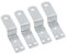 4 staffe a forma di Z, ad angolo retto, staffe di fissaggio per mobili, mensole, casa, capannoni, cancelli, 18 mm